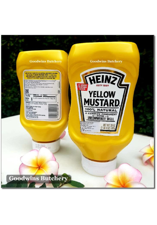 Sauce mustard USA Heinz YELLOW MUSTARD 20oz 566g